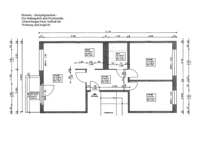 3 Zimmer Wohnung mit 56 m² in Halle (Saale) – Bild 9
