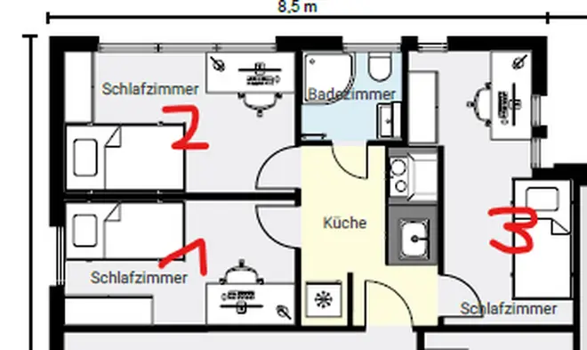 WG-Zimmer mit 18 m² in Nürnberg – Bild 6
