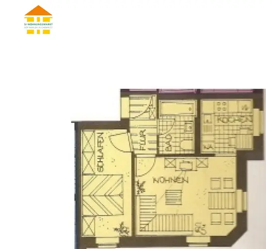 2 Zimmer Wohnung mit 44 m² in Chemnitz – Bild 3