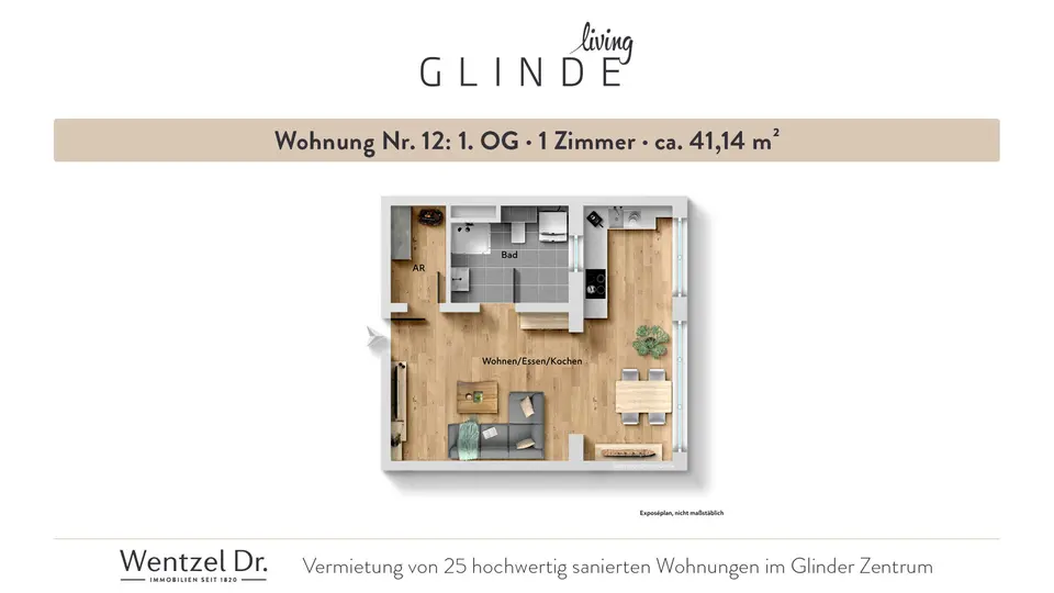 Studio mit 41 m² in Hamburg – Bild 10