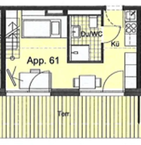 2 Zimmer Wohnung mit 34 m² in Stuttgart – Bild 7