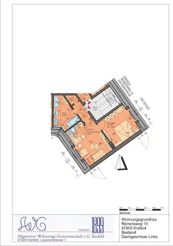 2 Zimmer Wohnung mit 44 m² in Krefeld – Bild 11