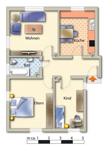 4 Zimmer Wohnung mit 62 m² in Gelsenkirchen – Bild 9