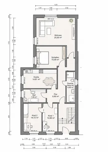 4 Zimmer Wohnung mit 105 m² in Magdeburg – Bild 12