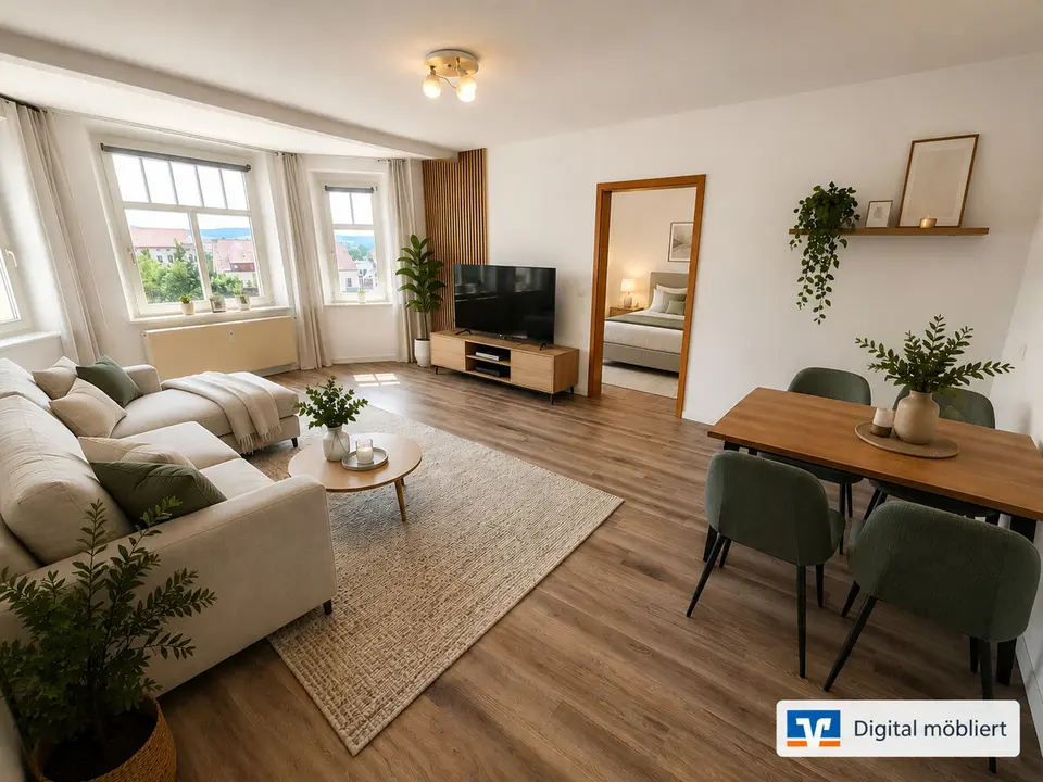 2 Zimmer Wohnung mit 56 m² in Löbau – Bild 3