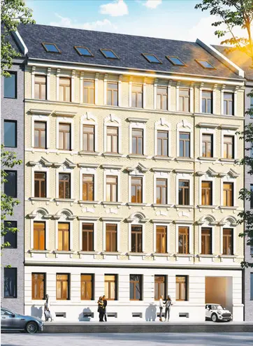 3 Zimmer Wohnung mit 73 m² in Leipzig – Bild 1