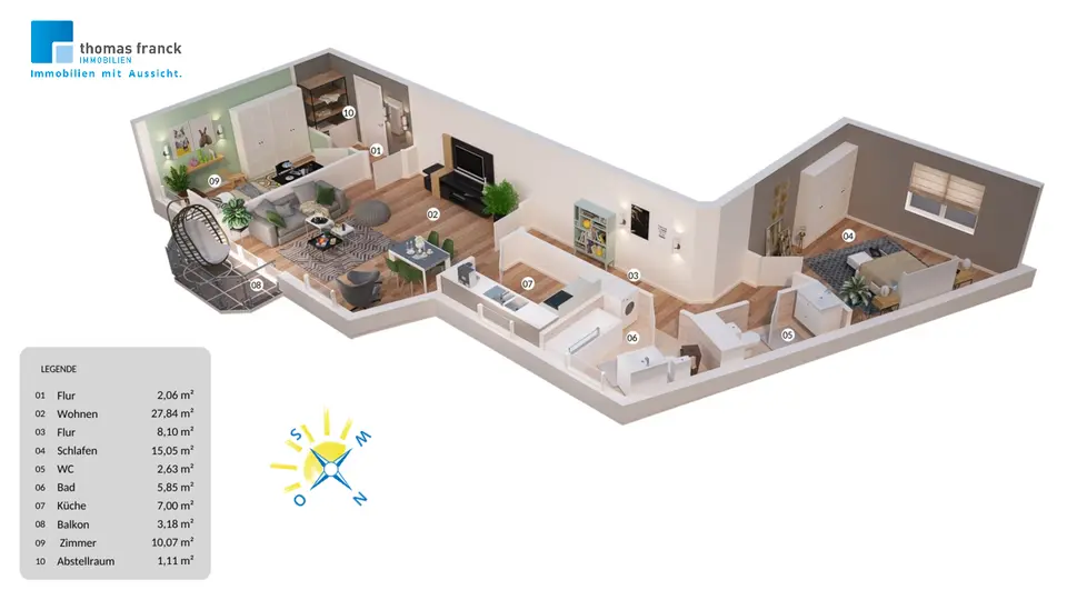 3 Zimmer Wohnung mit 120 m² in Schwerin – Bild 5