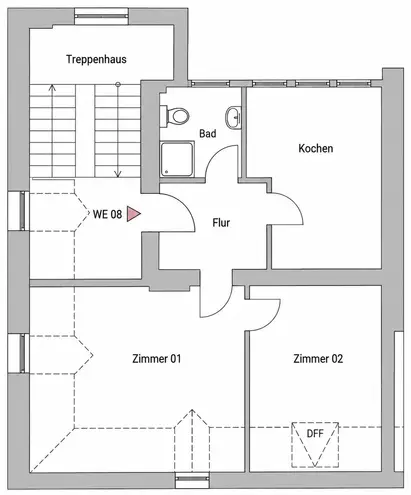2 Zimmer Wohnung mit 47 m² in Krefeld – Bild 7