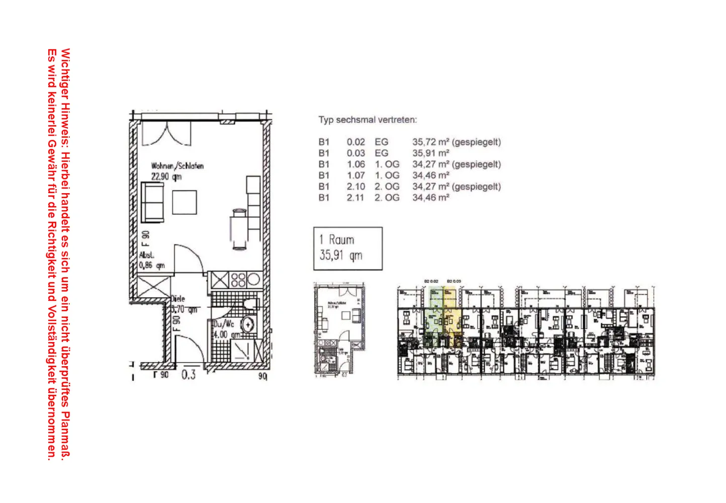 1 Zimmer Wohnung mit 35 m² in Köln – Bild 8
