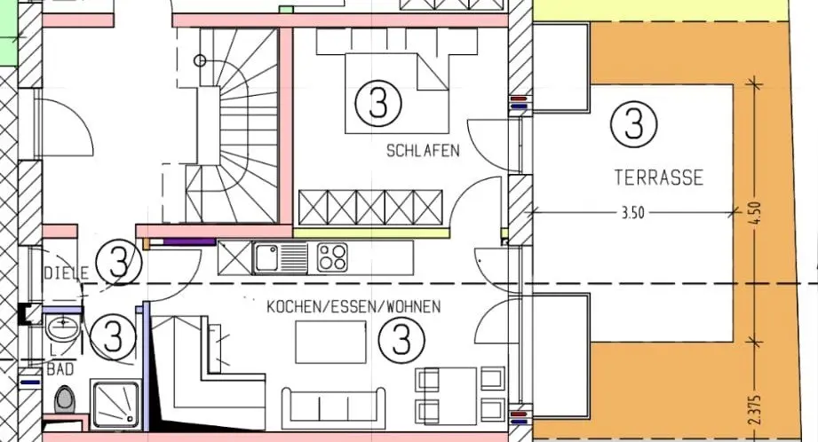 4 Zimmer Wohnung mit 46 m² in Landshut – Bild 4