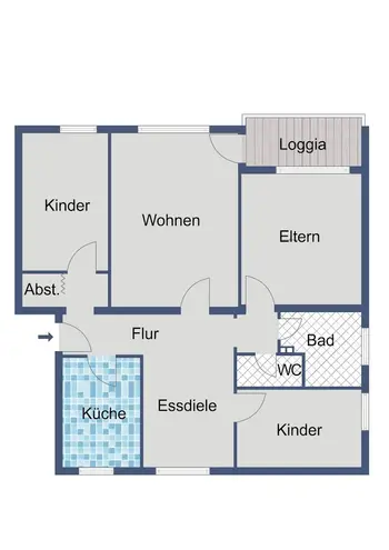4 Zimmer Wohnung mit 90 m² in Kassel – Bild 5