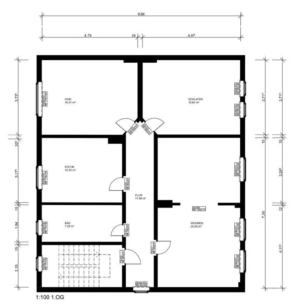 3 Zimmer Wohnung mit 94 m² in Koblenz – Bild 8