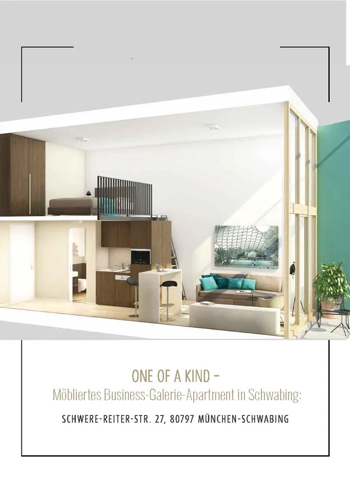 2 Zimmer Wohnung mit 36 m² in München – Bild 1