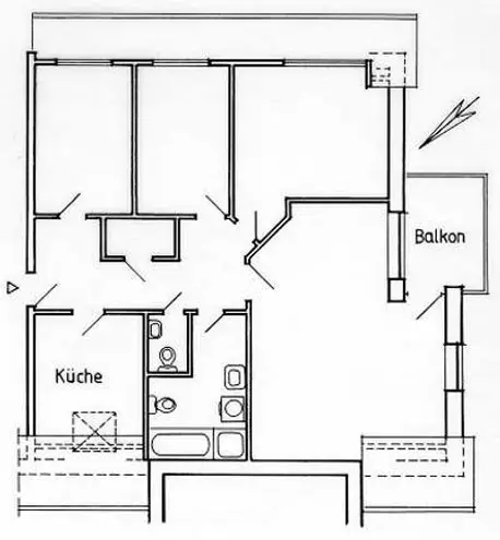 4 Zimmer Wohnung mit 88 m² in Osnabrück – Bild 2