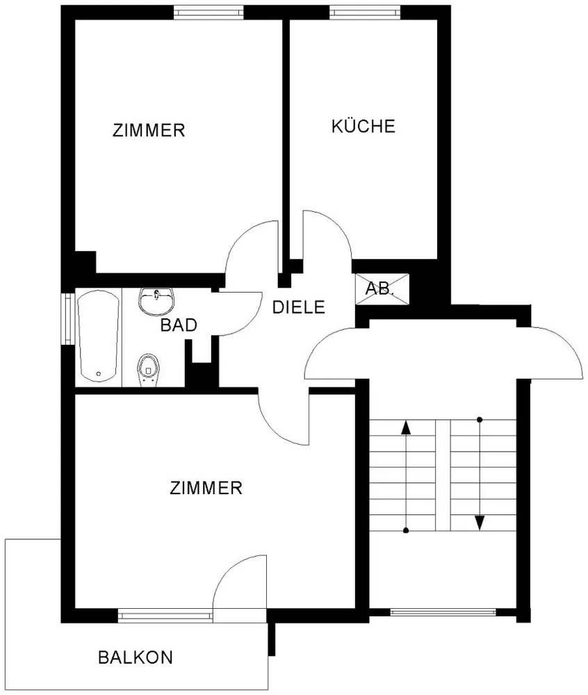 2 Zimmer Wohnung mit 51 m² in Bochum – Bild 2