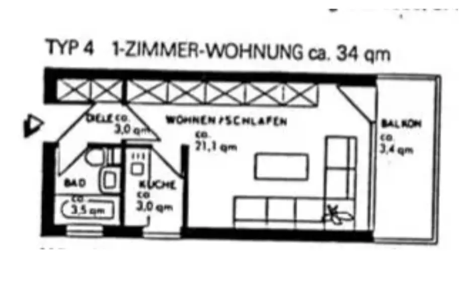 Studio mit 34 m² in Dietzenbach – Bild 5