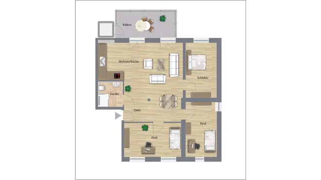 4 Zimmer Wohnung mit 124 m² in Wuppertal – Bild 10