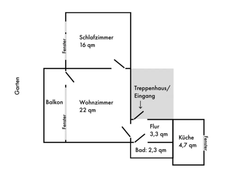 2 Zimmer Wohnung mit 49 m² in Oberursel – Bild 5