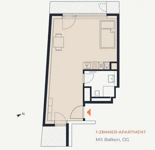 1 Zimmer Wohnung mit 41 m² in Freiburg im Breisgau – Bild 7