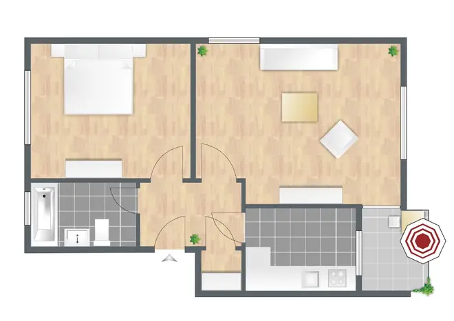 2 Zimmer Wohnung mit 56 m² in Hannover – Bild 8
