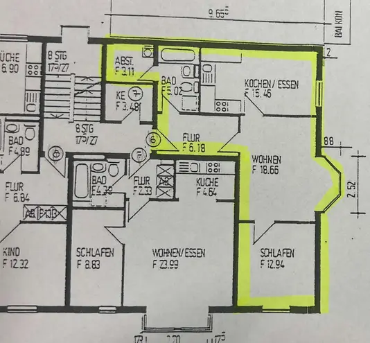 2 Zimmer Wohnung mit 60 m² in Bremen – Bild 2