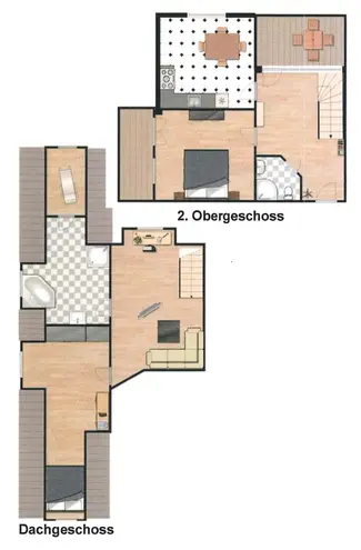 2 Zimmer Wohnung mit 44 m² in Rostock – Bild 2