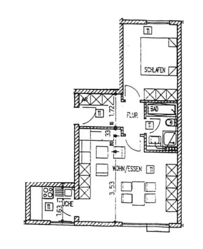 2 Zimmer Wohnung mit 47 m² in Bielefeld – Bild 12