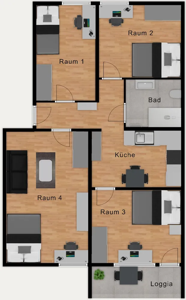 WG-Zimmer mit 16 m² in München – Bild 1