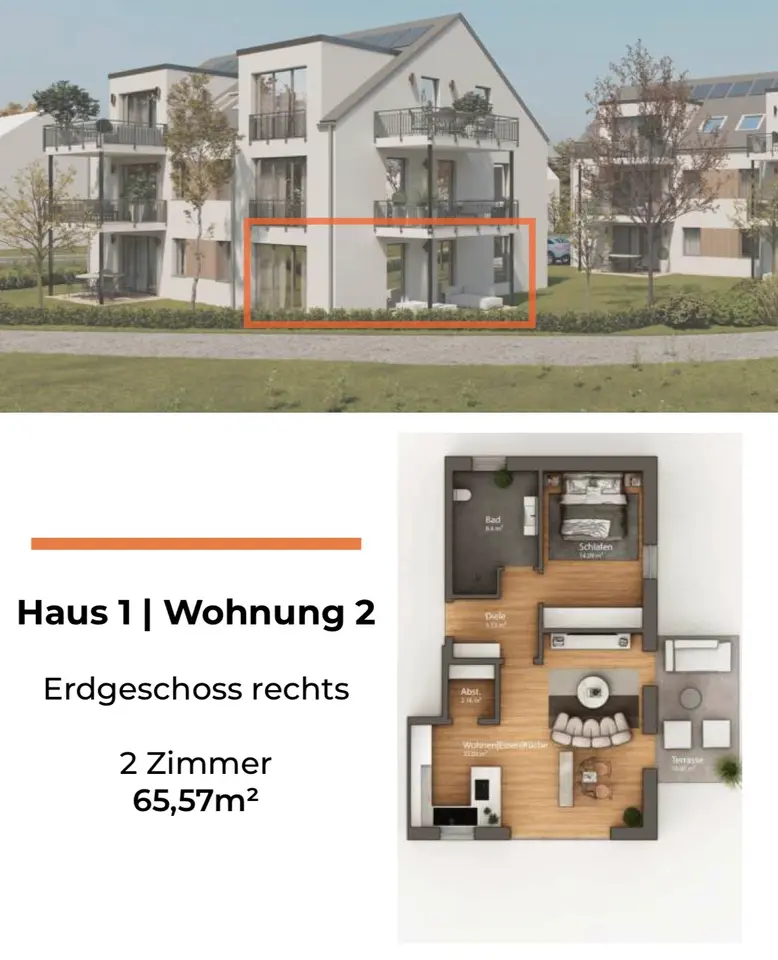 3 Zimmer Wohnung mit 65 m² in Amberg – Bild 8