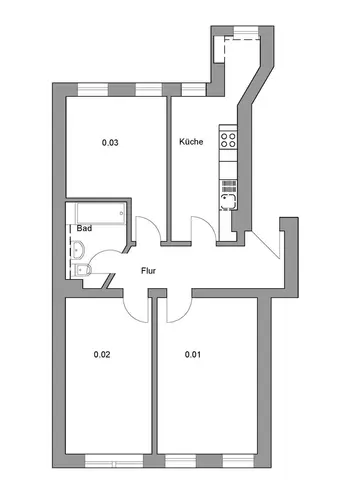 3 Zimmer Wohnung mit 73 m² in Leipzig – Bild 8