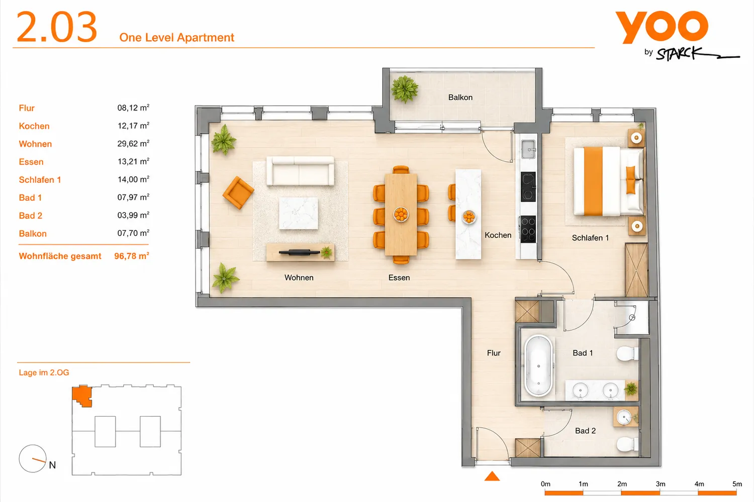 2 Zimmer Wohnung mit 97 m² in Berlin – Bild 12