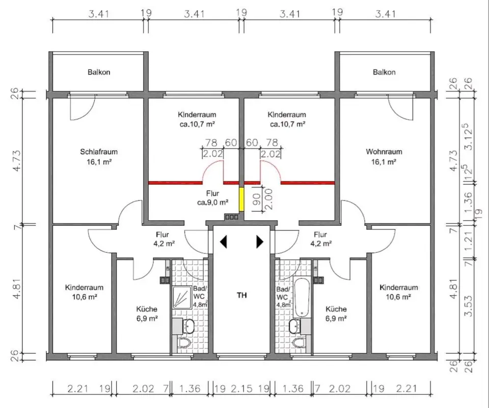 6 Zimmer Wohnung mit 118 m² in Gera – Bild 8