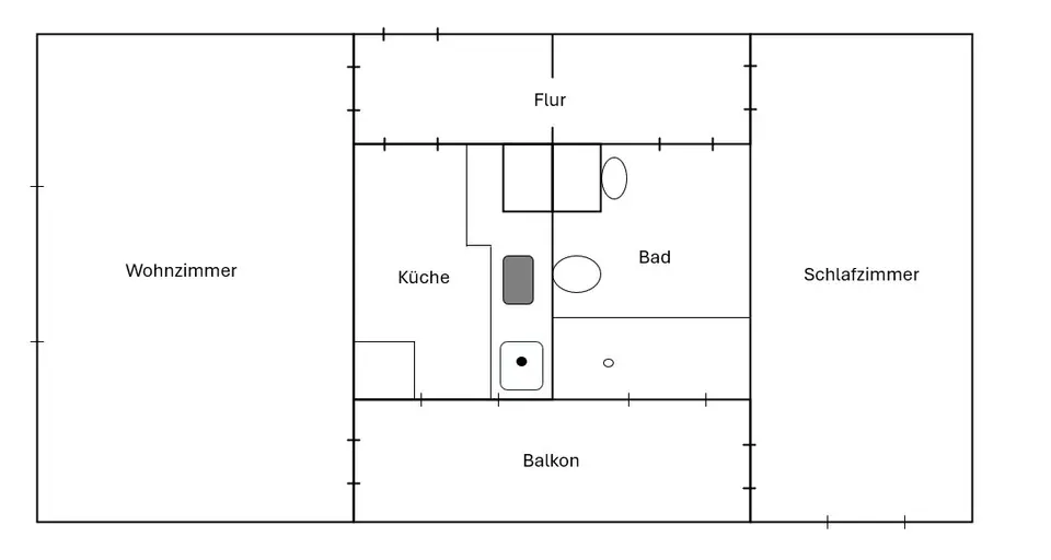 2 Zimmer Wohnung mit 56 m² in Göttingen – Bild 5