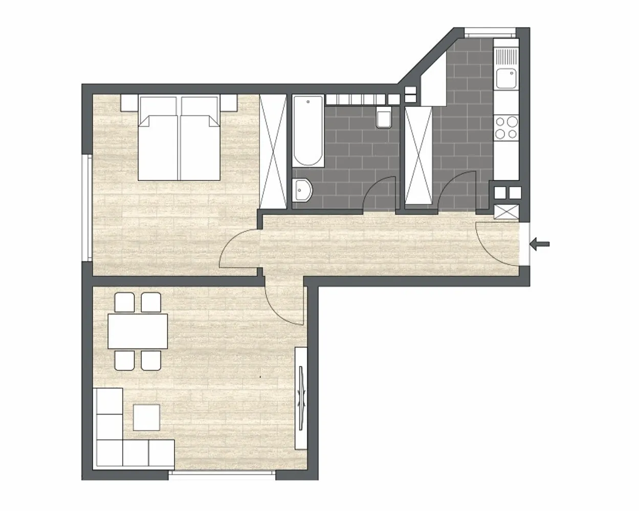 2 Zimmer Wohnung mit 67 m² in Wiesbaden – Bild 6
