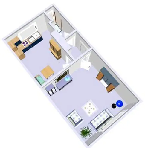 1 Zimmer Wohnung mit 39 m² in Kiel – Bild 2