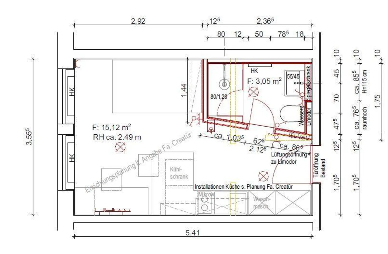 1 Zimmer Wohnung mit 30 m² in Passau – Bild 12
