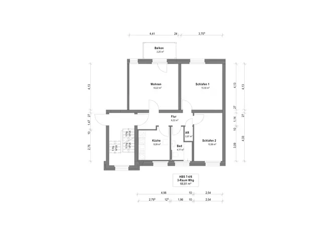3 Zimmer Wohnung mit 67 m² in Magdeburg – Bild 10