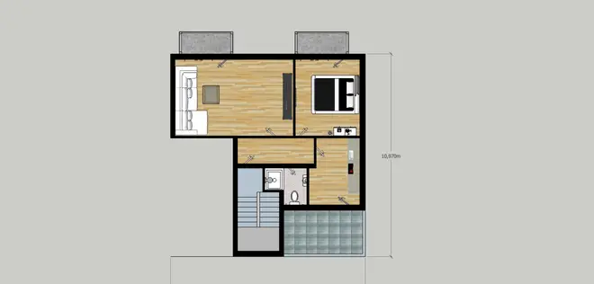 2 Zimmer Wohnung mit 70 m² in Solingen – Bild 1