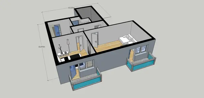 2 Zimmer Wohnung mit 70 m² in Solingen – Bild 2