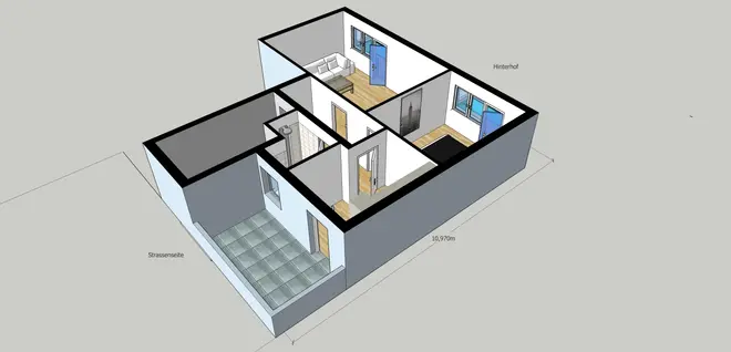 2 Zimmer Wohnung mit 70 m² in Solingen – Bild 3