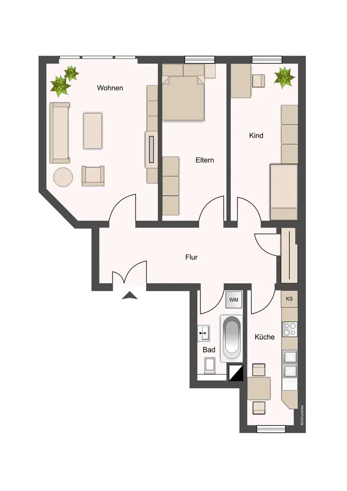 3 Zimmer Wohnung mit 68 m² in Dresden – Bild 10