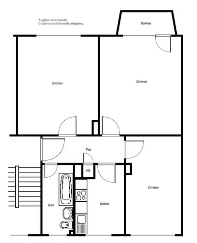 4 Zimmer Wohnung mit 65 m² in Gießen – Bild 5