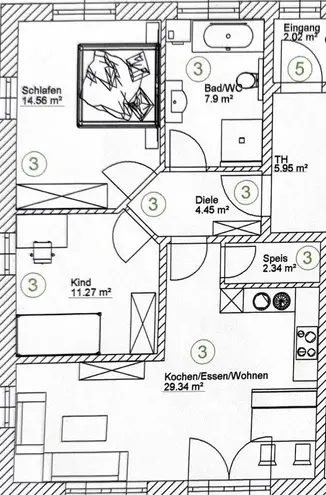 3 Zimmer Wohnung mit 72 m² in Ingolstadt – Bild 11