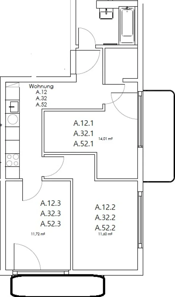 WG-Zimmer mit 11 m² in Berlin – Bild 1