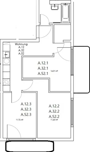 WG-Zimmer mit 11 m² in Berlin – Bild 1