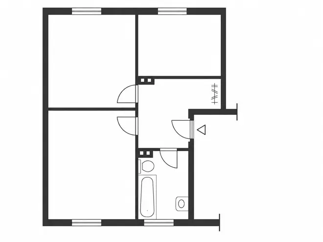 2 Zimmer Wohnung mit 44 m² in Herne – Bild 1