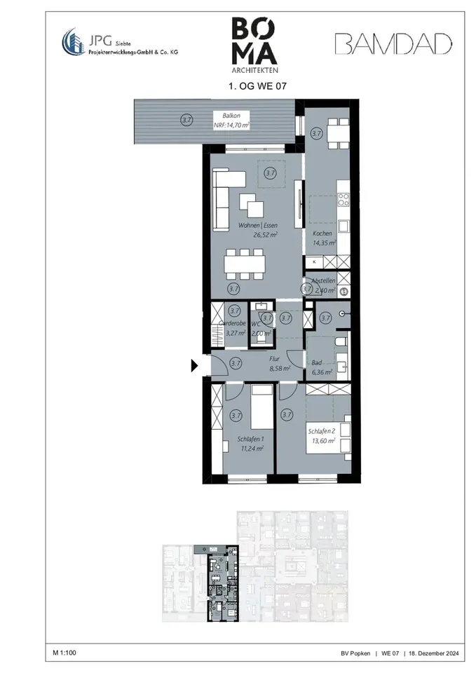 3 Zimmer Wohnung mit 96 m² in Wilhelmshaven – Bild 3