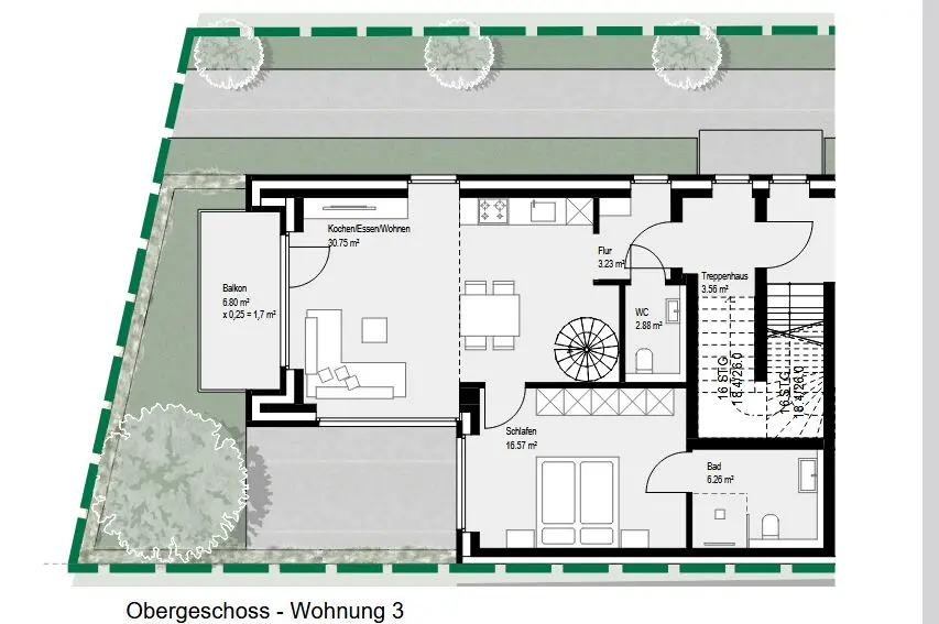 3 Zimmer Wohnung mit 93 m² in Borken – Bild 8