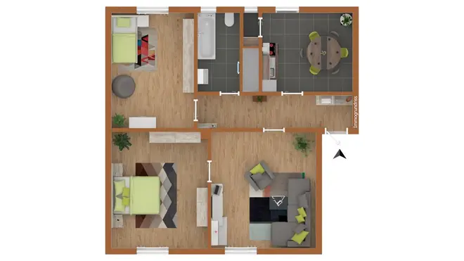 3 Zimmer Wohnung mit 78 m² in Herne – Bild 12