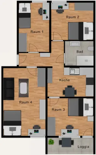 WG-Zimmer mit 11 m² in München – Bild 2